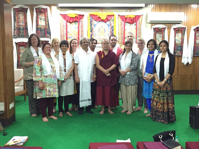 UTTI Teachers and Organisers with Ven. Geshe Dorji Damdul