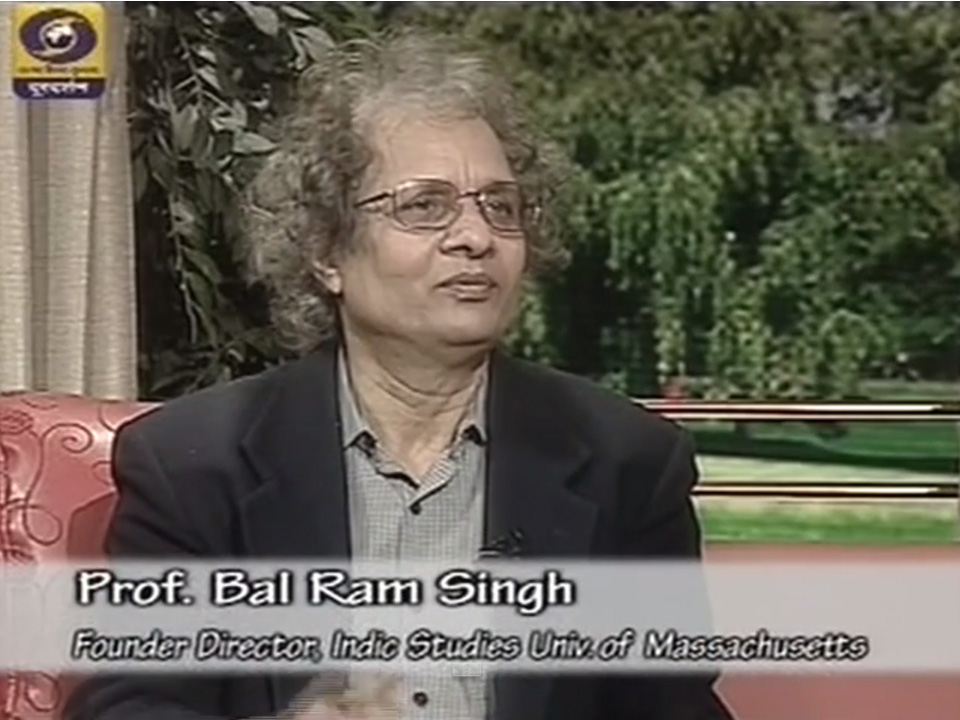 Prof. Singh Interview on Doordharshan (Indian TV Channel)